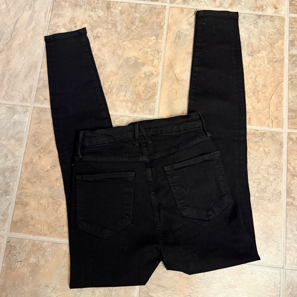 Good American Black High-Rise Skinny Pants Size 2 / 26 - Picture 4 of 6